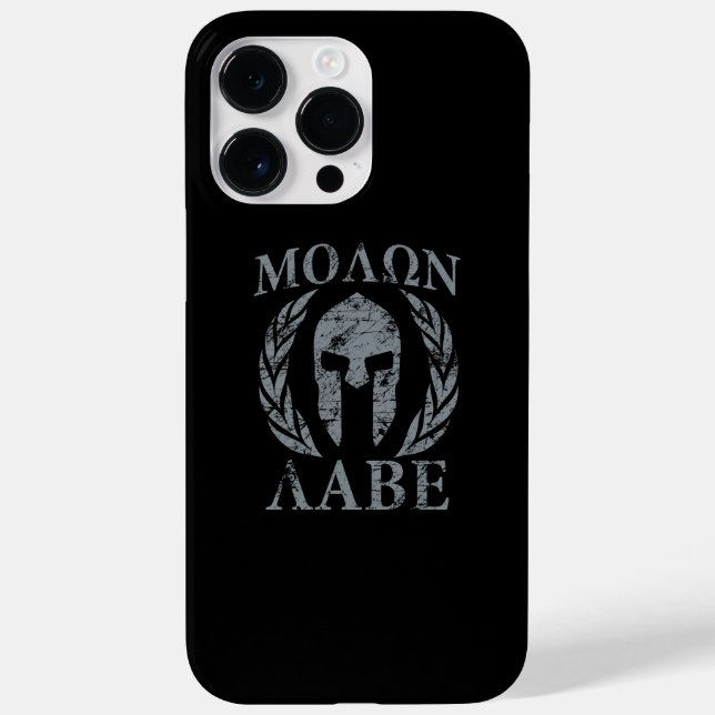 Molon Labe Spartan Helmet Laurels (Verso)