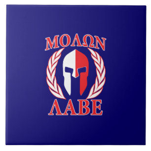 Molon Labe Spartan Mask Laurels Marinho Azul