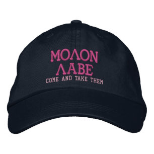 Molon Labe VEM TOMÁ-LOS bordou o boné