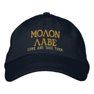 Molon Labe VEM TOMÁ-LOS bordou o boné