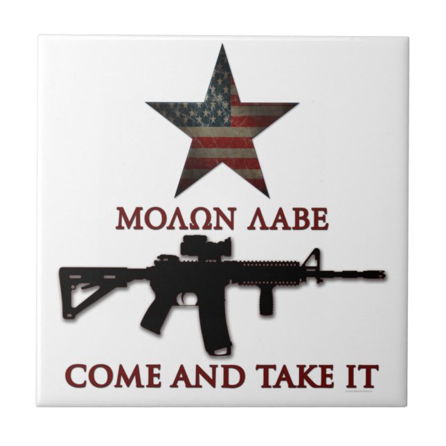 Molon Labe - vindo e toma-o (Frente)