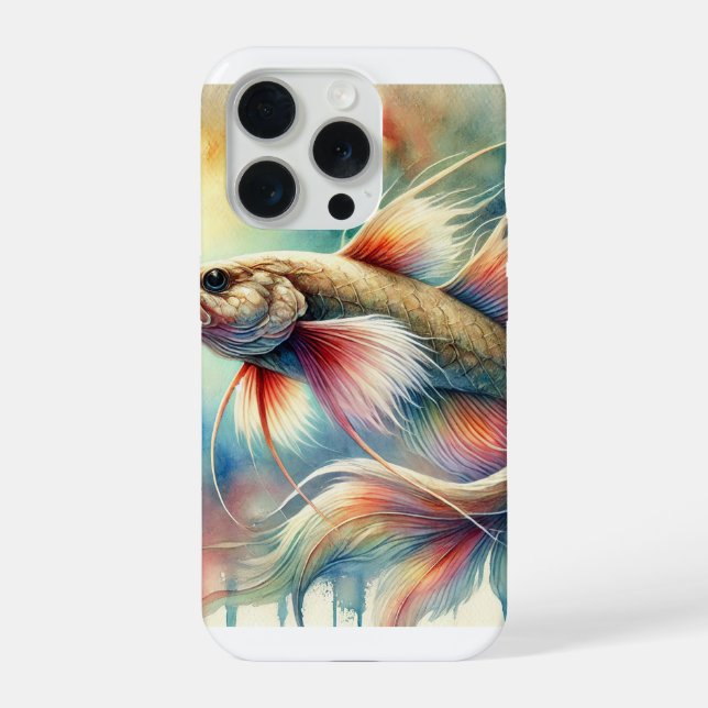 Molva Ling Fish 041124AREF148 - Watercolor (Verso)