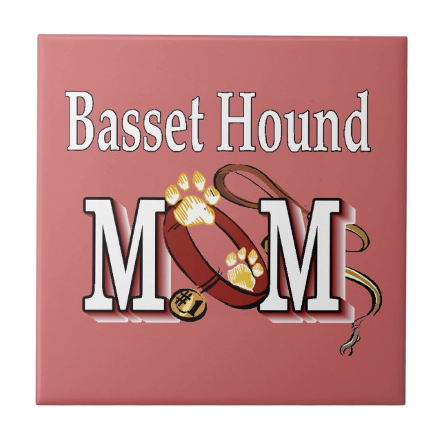Mom de Cão de Caça-Basset (Frente)