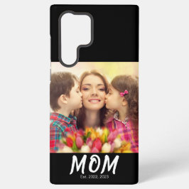 Mom Established Elegant Bold Font Black Photo