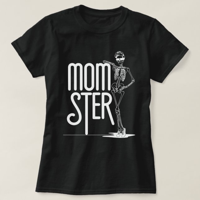 Mom-ster: Super Mom, Super Powers Women's Top (Frente do Design)
