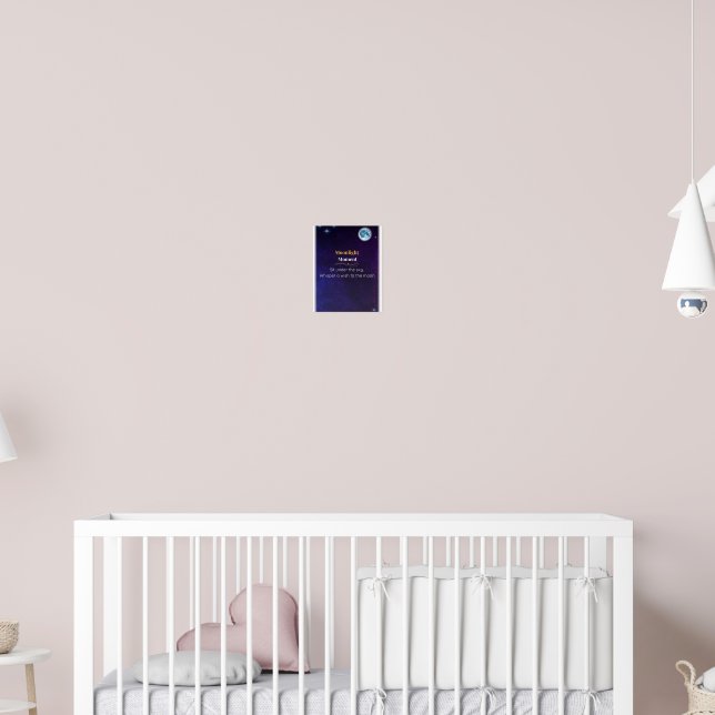 Momento de Luz da Lua - Impressão Poster místico 8 (Berçário 2)