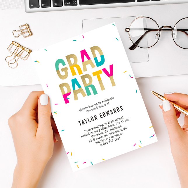 Momento Do Convite À Festa de formatura De Alegria (Criador carregado)