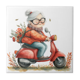 Momentos do mais velho Azulejo cerâmico