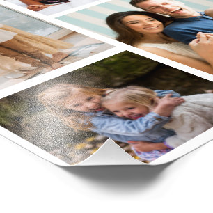 Momentos em foco: Colagem personalizável de 6 foto