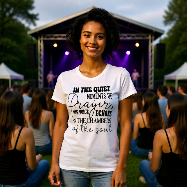 Momentos Silenciosos de Oração Camiseta Soul His V (Criador carregado)