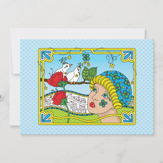 Moments_Flat Card de vida do tesouro 7" x 5" (Frente)