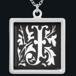 Momograma Colar Prata<br><div class="desc">Colares de Manutenção Escolha Término Dourado Prateado Prateado ou Personalizado Personalizado Único Silver Silver Silver!Colares de Festas de casamento de Presença de Natal - para alterar a cor de fundo - clique em personalizar - clique em editar - escolha a última ferramenta no menu suspenso e escolha entre uma das...</div>