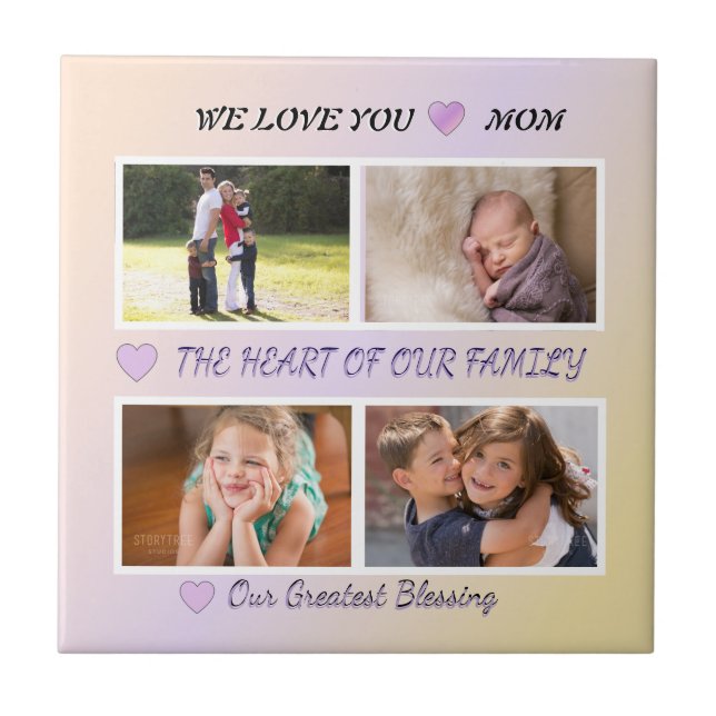 Mom's Grace - Pastel 4 Photo Tribute (Frente)