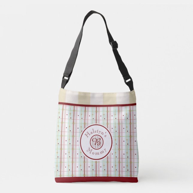 Mom's Monogram Kid Essentials Tote - Dijon (Verso)