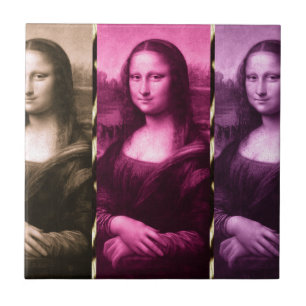 Mona Lisa Animal Imprime Chocolate Rosa Puro