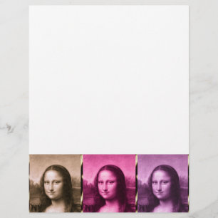 Mona Lisa Animal Imprime Chocolate Rosa Puro