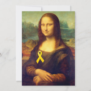 Mona Lisa Com Fita Amarela