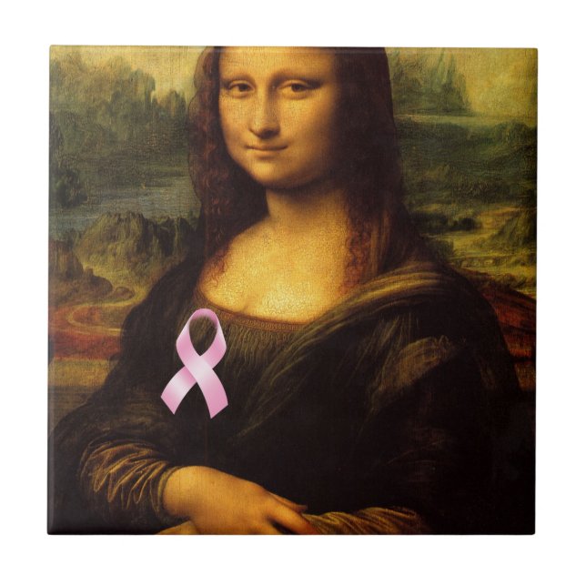 Mona Lisa Com Fita Rosa (Frente)