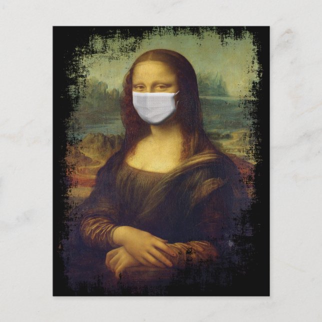 Mona Lisa Com Máscara (Frente)
