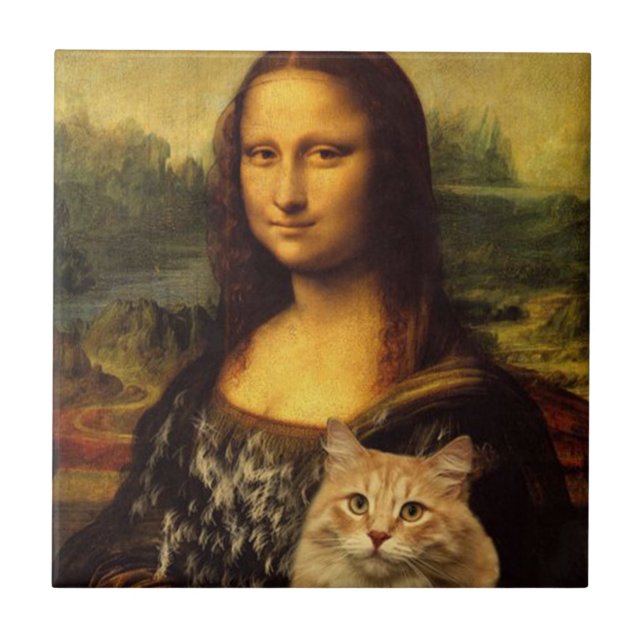 Mona Lisa com seu animal de estimação, amantes de  (Frente)