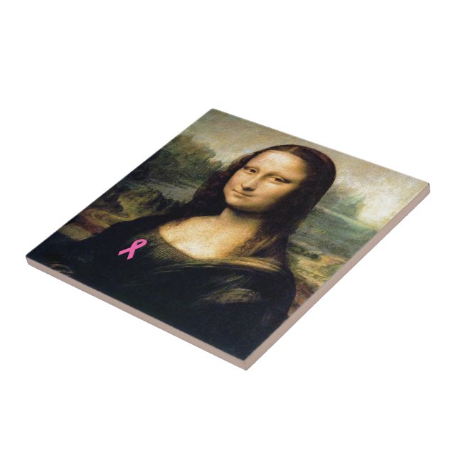 Mona Lisa de Fita Rosa (Lateral)