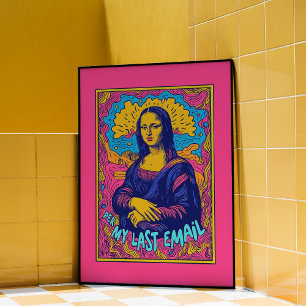 Mona Lisa Email Wall Art Poster