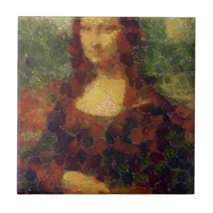 Mona Lisa Lettuce Fine Art Vegan Spoof