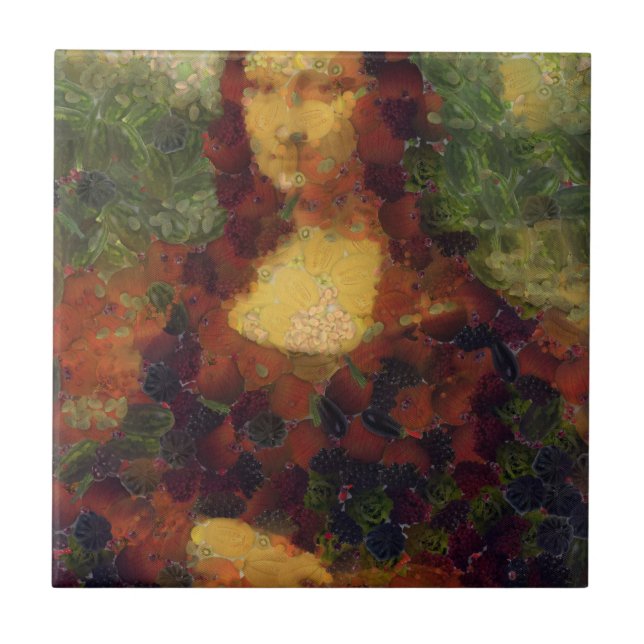 Mona Lisa Lettuce Fine Art Vegan Spoof (Frente)