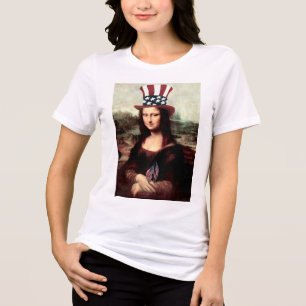 Mona Lisa Patriótica - Pronta para o Dia da Indepe