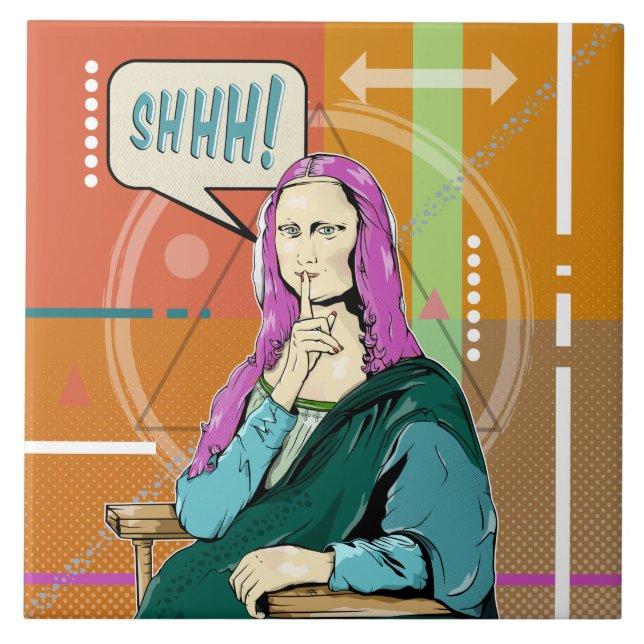 Mona Lisa pop art (Frente)