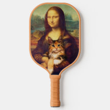 Mona Lisa segurando o seu gato Leonardo da Vinci