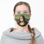 Monalisa Itália Funny<br><div class="desc">Máscara de rosto reutilizável e lavável personalizada com roupas engraçadas</div>