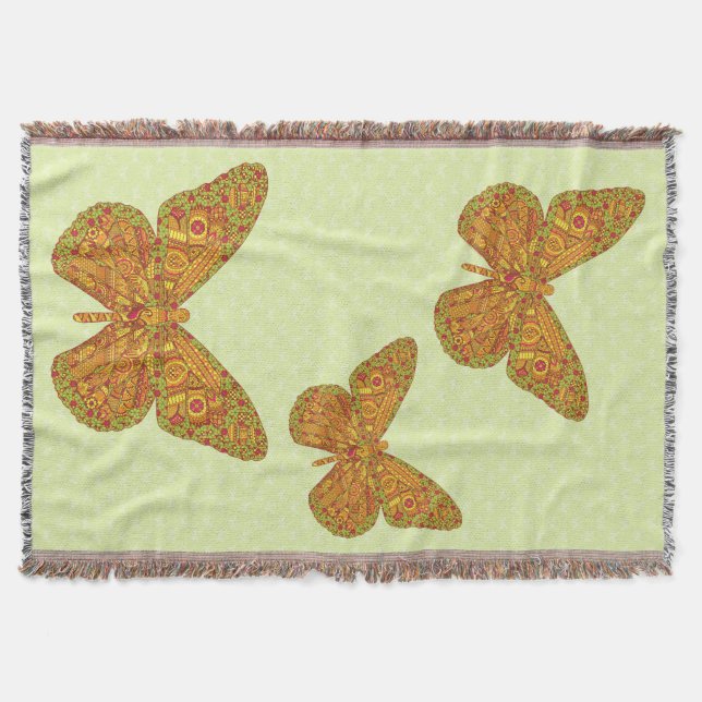 Monarca indiana lança cobertor (Frente)