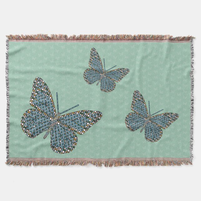 Monarca marroquina lança cobertor (Frente)