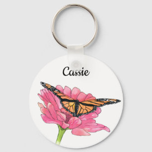 Monarch e Zinnia Chaveiro