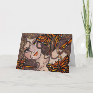 "Monarch Fairy" Cartão de fantasia do vazio