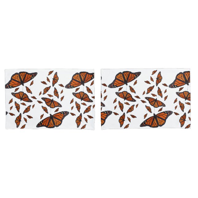 Monarch Medley Pillowcase (escolha a cor) (Frente - conjunto)