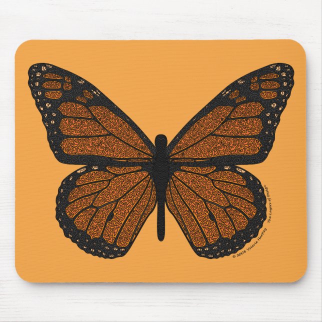 Monarch Mousepad Doodled (Frente)