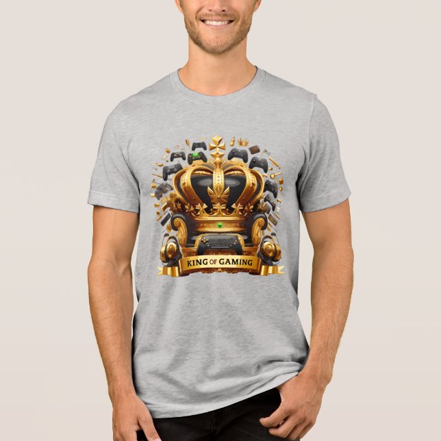 Monarquia de Jogos Coroa Dourada Emblema Real (Frente)
