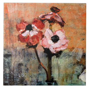 Mondrian - Anêmonas em um Vase
