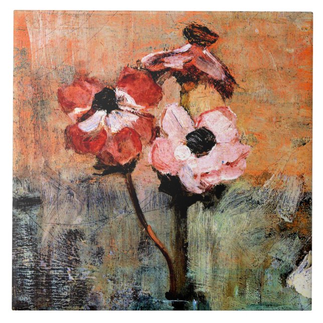 Mondrian - Anêmonas em um Vase (Frente)