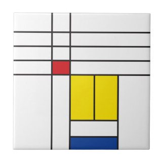 Mondrian II Design de Arte Moderna Minimalista De 