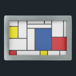 Mondrian Minimalist Geométrico De Stijl Modern Art<br><div class="desc">Mondrian Minimalist De Stijl Modern Art in Red, Blue, Yellow and White Color Blocks Design. Este simples design apresenta formas geométricas modernas e blocos de cores gráficas em linhas pretas em negrito, cores primárias brancas e brilhantes. É inspirado pela abstrato de Piet Mondrian e pelo movimento De Stijl & Neo...</div>