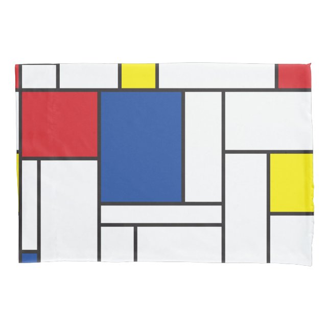 Mondrian Minimalist Geométrico De Stijl Modern Art (Frente)