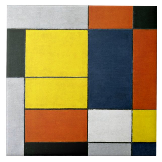 Mondrian - N. º VI, Composição n. º II (Frente)