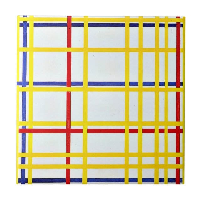 Mondrian - Nova Iorque I, abstrato (Frente)