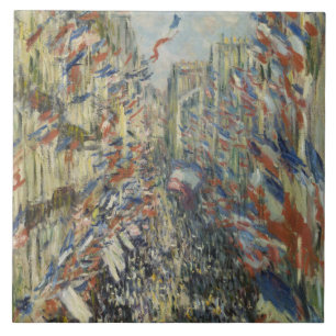 Monet 1878 Rue Montorgueil em Paris