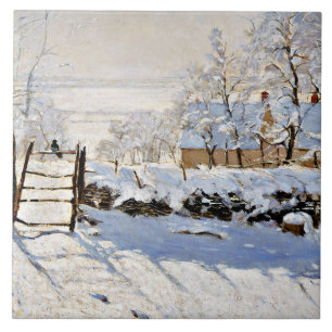 Monet - A Pega, pintura famosa,