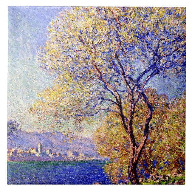 Monet - Antibes vistos dos Jardins Salis, (Frente)
