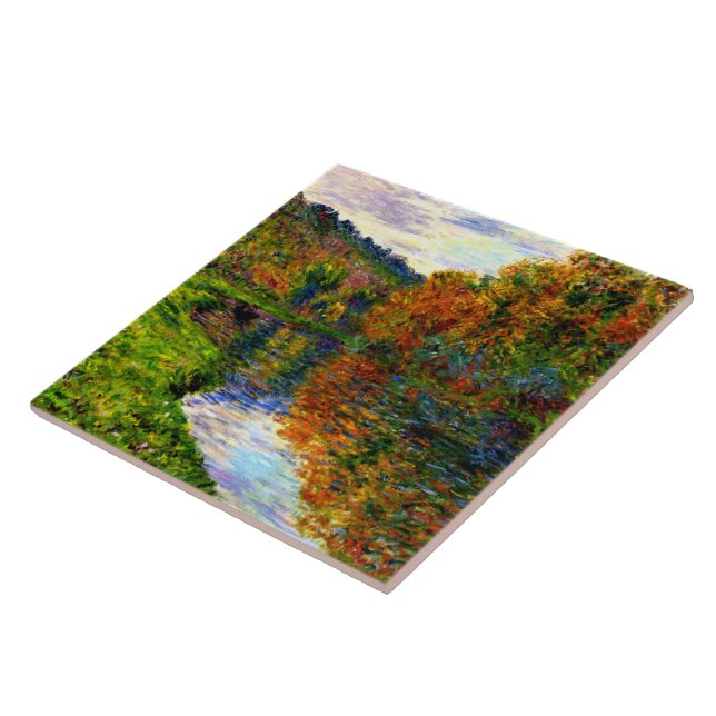 Monet - Braço do Jeufosse, Autumn (Lateral)